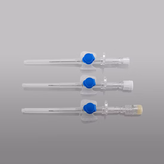 Cateter intravenoso do cateter da cânula dos consumíveis médicos IV com porta de injeção 18g/20g/22g/24G